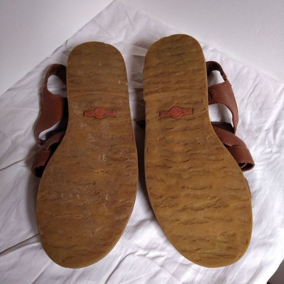 Earth Shoe Chic Leather Upper Womans Tan Sandle 10 - Picture 2 of 8